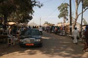 Street market at N'Gaoundr town. Cameroon.