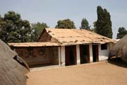 Inside King palace at N'Gaoundr town (Lamidat de N'Gaoundr). Cameroon.