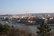 Panoramic view from Letna, Praha. Czech Republic.