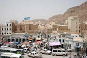 Center of Sayun town at Wadi Hadramawt area. Yemen.