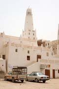 Mosque at Shibam town. Wadi Hadramawt area. Yemen.