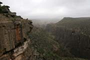 View around Dixam Plateau - Dae'rho Canyon. Socotra (Suqutra) island. Yemen.