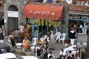 Tea and juice shop. It is very popular among yemenis. Sana city. Yemen.