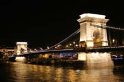 Chain Bridge (Szchenyi Lnchd), Budapest. Hungary.
