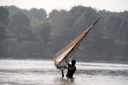 Fisherman, Mrauk U. Myanmar (Burma).