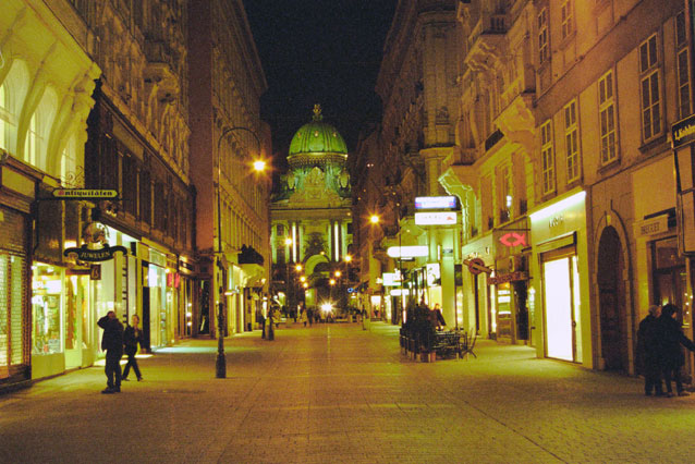 Night Vienna. Austria.