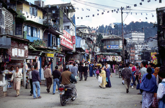 At Darjeeling street. India.