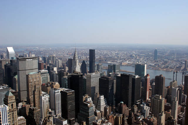 View from Empire State Building, Manhattan, New York. United States of America.