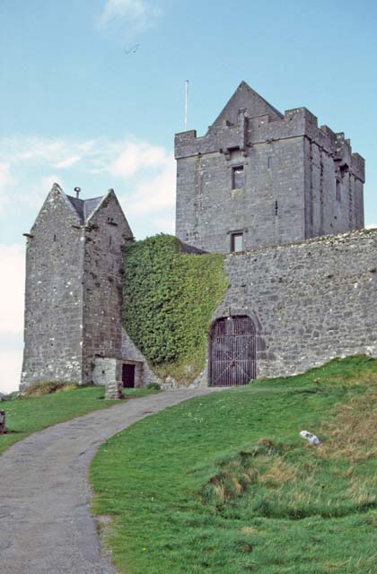 Castle on the west coast. Ireland.