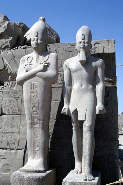 Temples of Karnak in Luxor. Egypt.