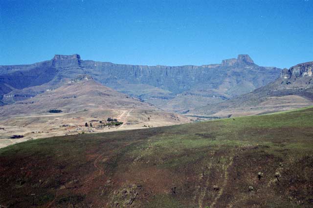 Amphhiteater, Royal Natal National park, Drakensberg. South Africa.