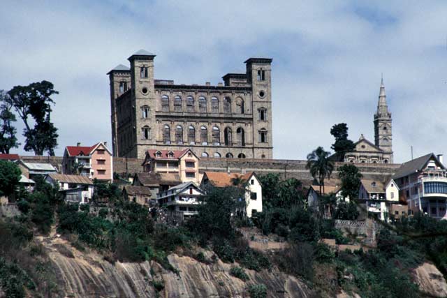 Rova - royal palace, Antananarivo. Madagascar.