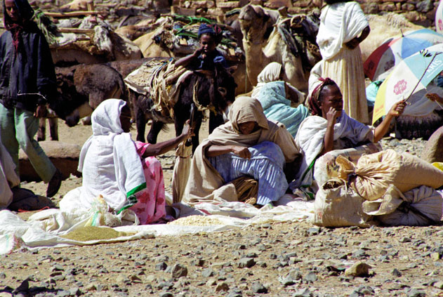 Market at Aksum. North,  Ethiopia.